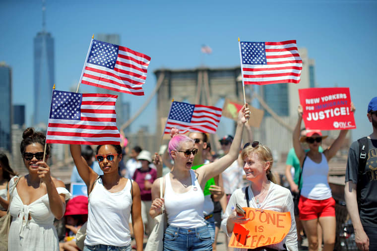 Image: US-POLITICS-IMMIGRATION-PROTEST-MIGRANTS