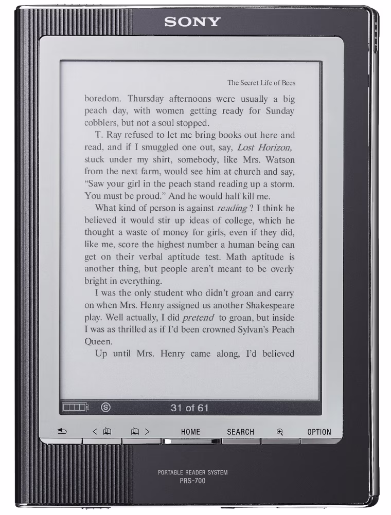 Image: Sony Reader Digital Book