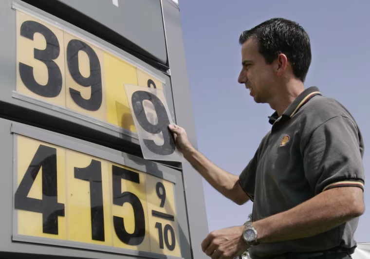 Image: gas prices