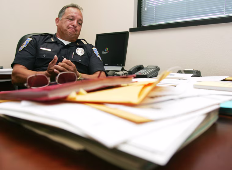 Image: Dinuba Police Chief James Olvera