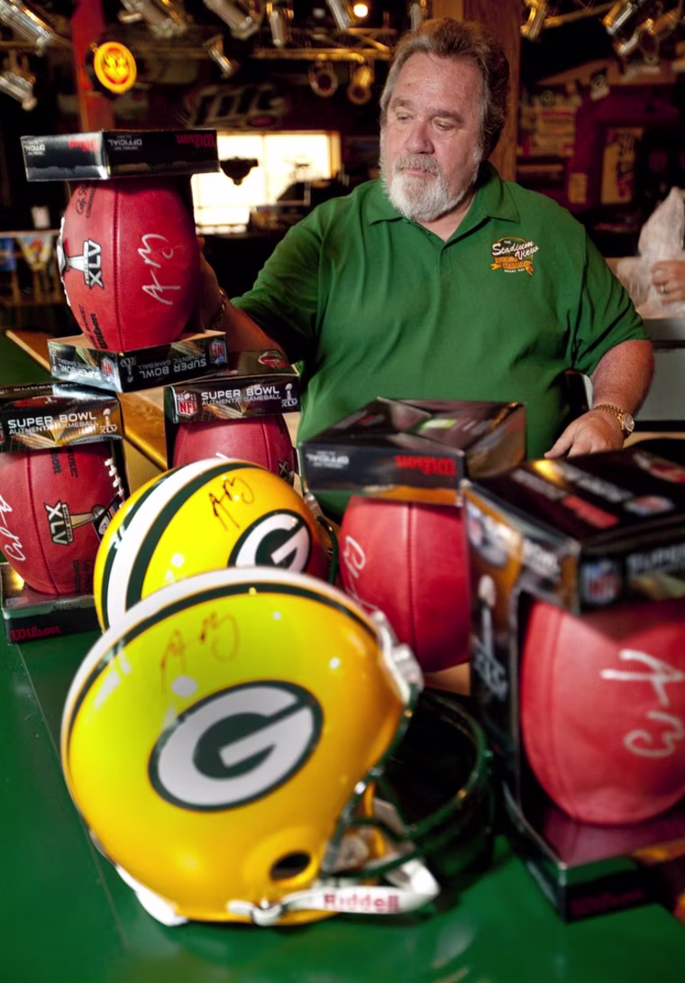 Image: Jerry Watson, owner of Stadium View Bar,