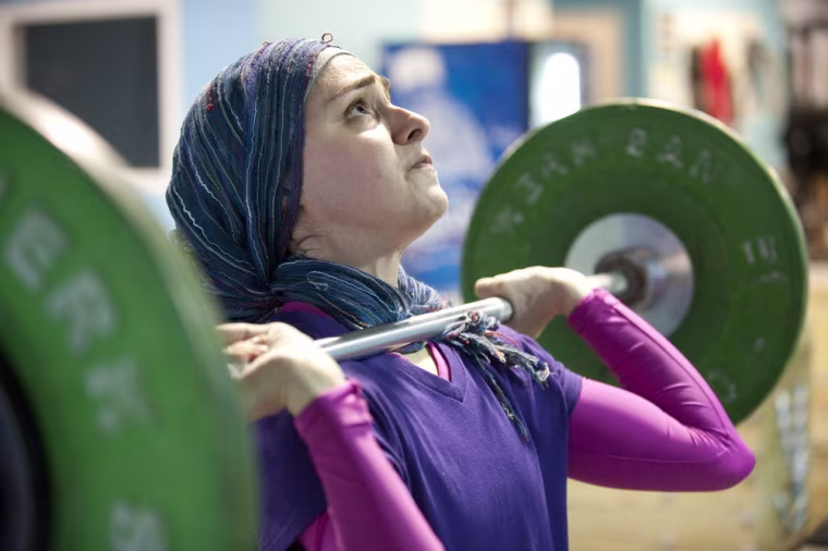 Image: Abdullah at gym