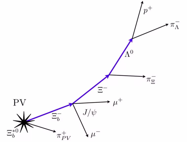 Image: Xi-b decay
