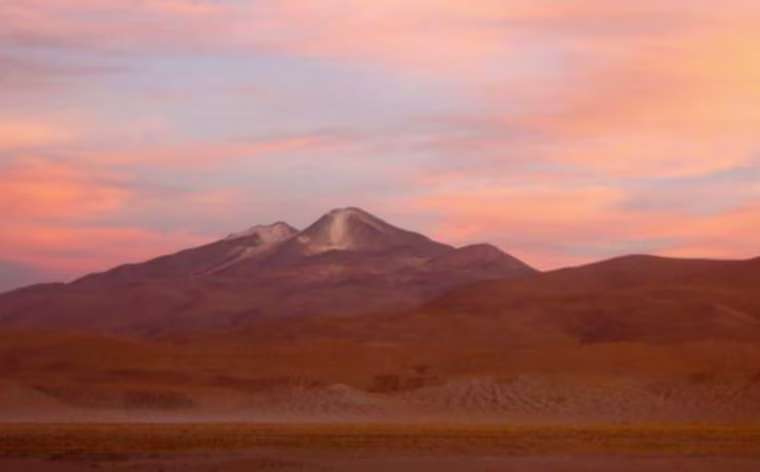Sunset at Uturuncu.