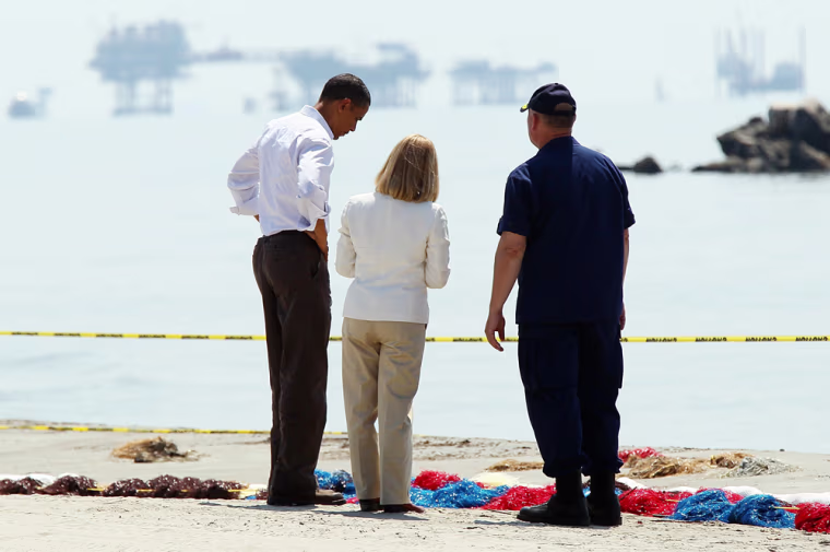 Image: President Obama in the Gulf