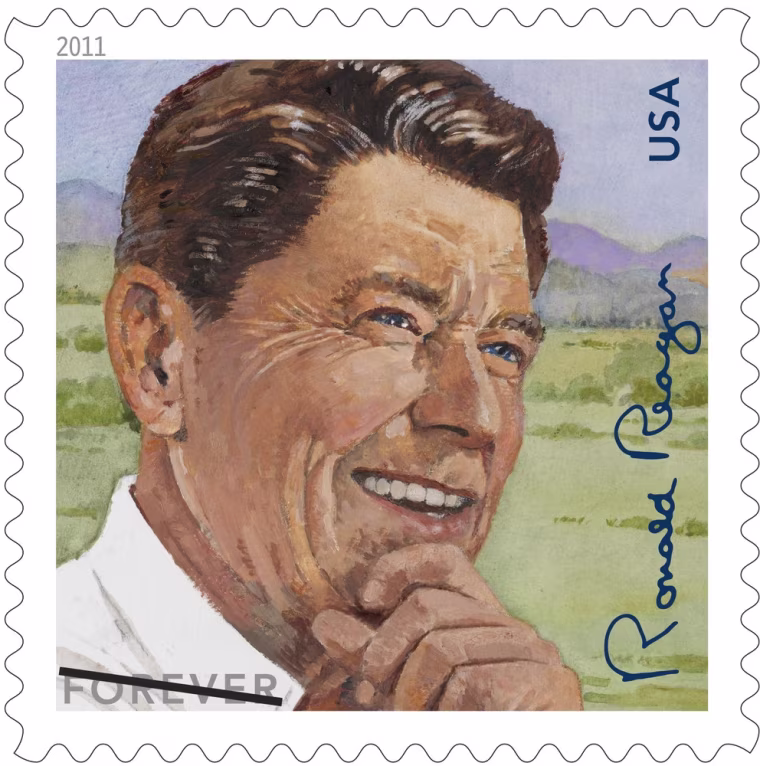 Image: Reagan stamp