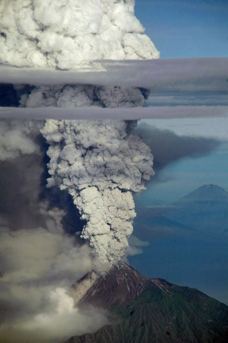 Image: Mount Merapi volcano
