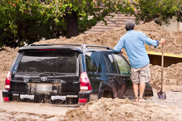 Flash flood in Loma Linda, CA