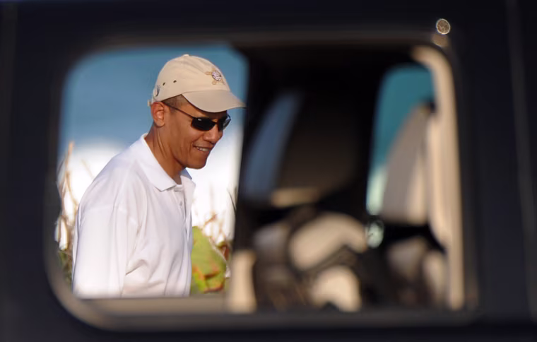 US-POLITICS-OBAMA-HOLIDAYS