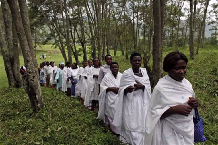 APTOPIX UGANDA AFRICAN NURSE KING