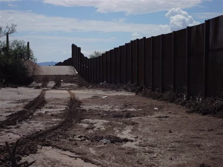 Border Fence Floods
