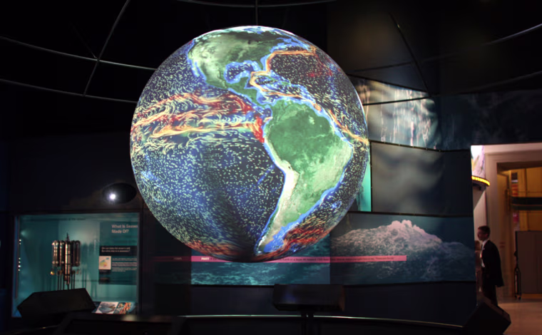 Image: Science on a Sphere globe