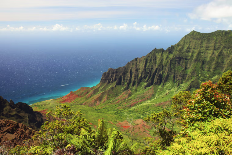 Image: Na Pali Coast State Wilderness Park, Kaua'i, Hawaii