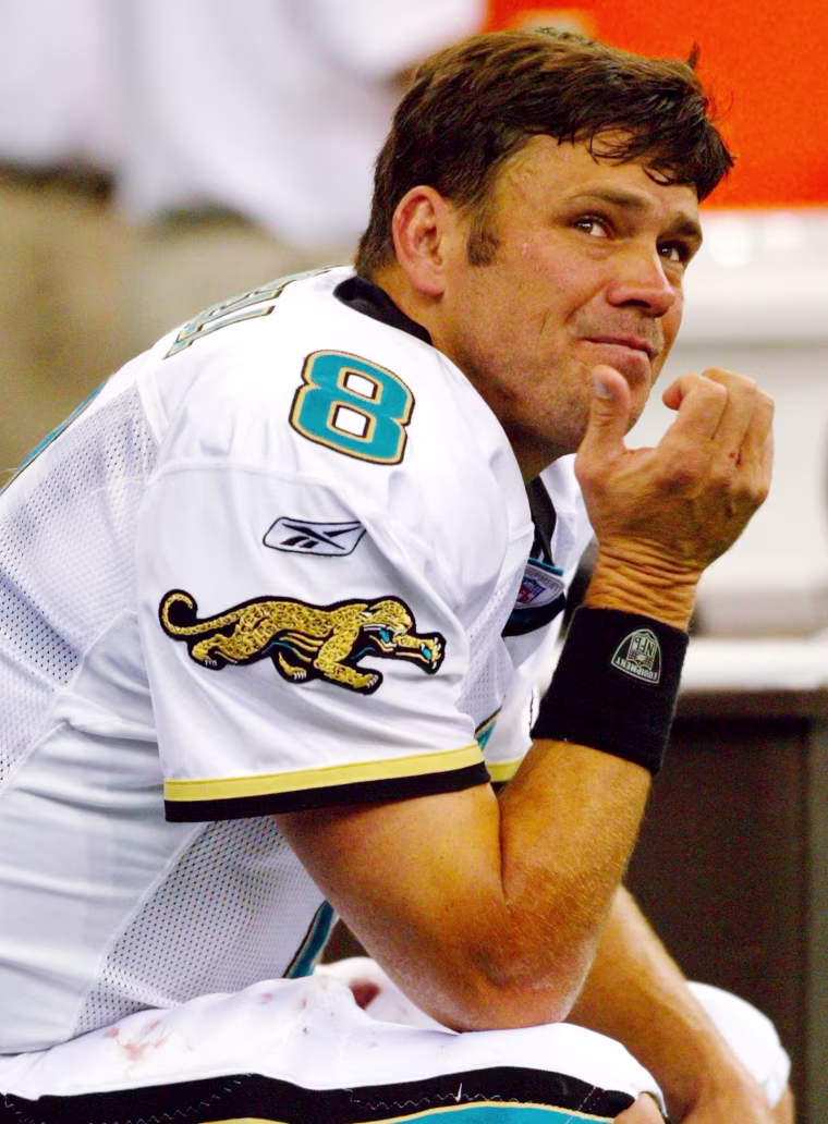 MARK BRUNELL WATCHES HIS JAGUARS LOSE TO COLTS