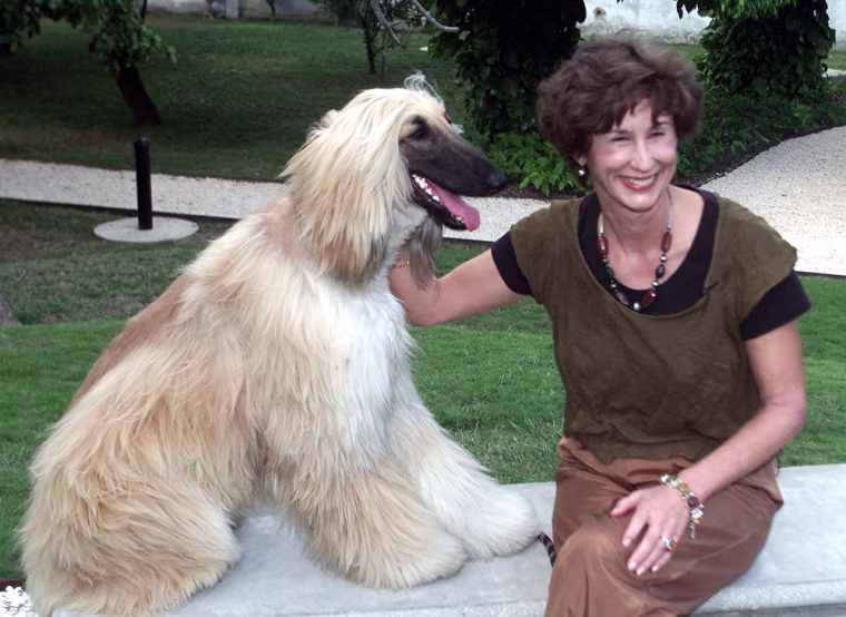 US DIPLOMAT WITH HER DOG NAMED \"HAVANA\".