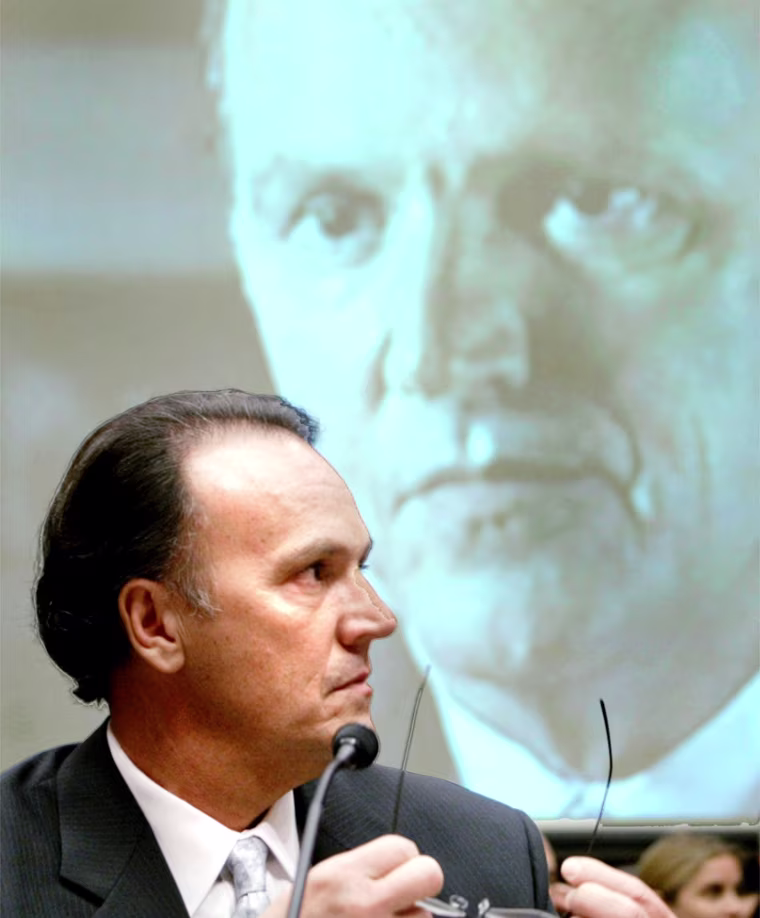 FILE PHOTO OF FORMER HEALTHSOUTH CEO SCRUSHY DURING CONGRESSIONAL HEARING
