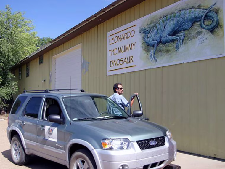 Arrival at the Dinosaur Field Station in Malta, Montana. Really in the middle of nowhere. This town lives and breathes dinosaurs.