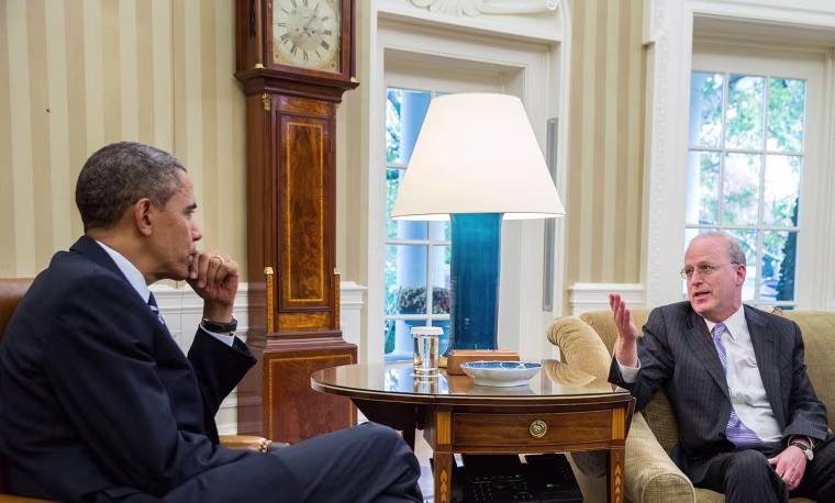 Clifford Sloan, Special Envoy for Guantanamo Closure, and President Obama.