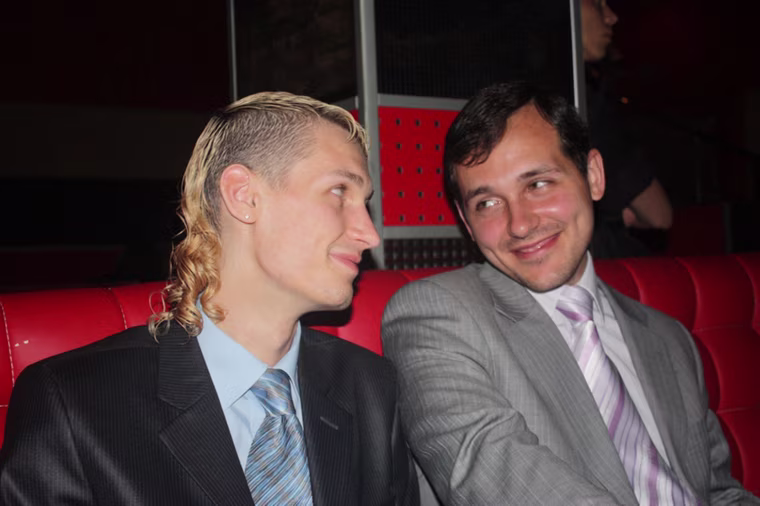Image: Vladimir Rudyuk, 27, and Pavel Afanasyev, 29