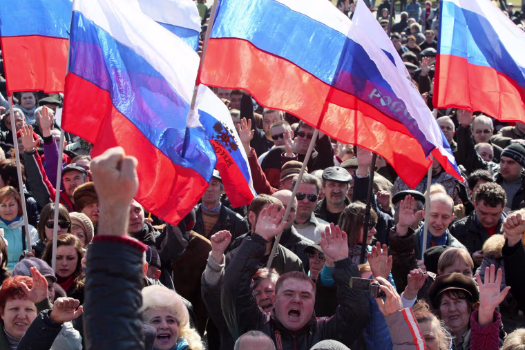 Image: UKRAINE-RUSSIA-POLITICS-CRISIS-RALLY