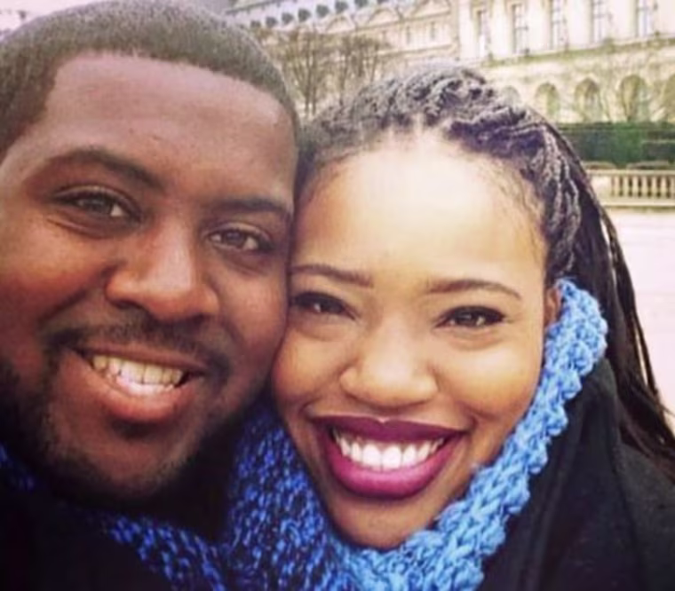 Michael Myvett and his fiancee, Mattison Haywood. The two were chaperones on the bus carrying high school students to Humboldt State University when it was hit by a FedEx tractor trailer Thursday night.