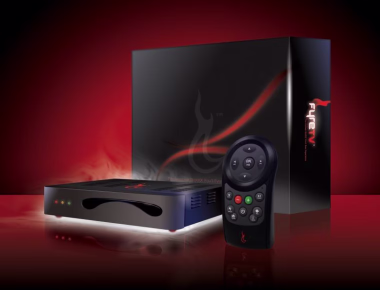 The FyreTV set-top box and controller.