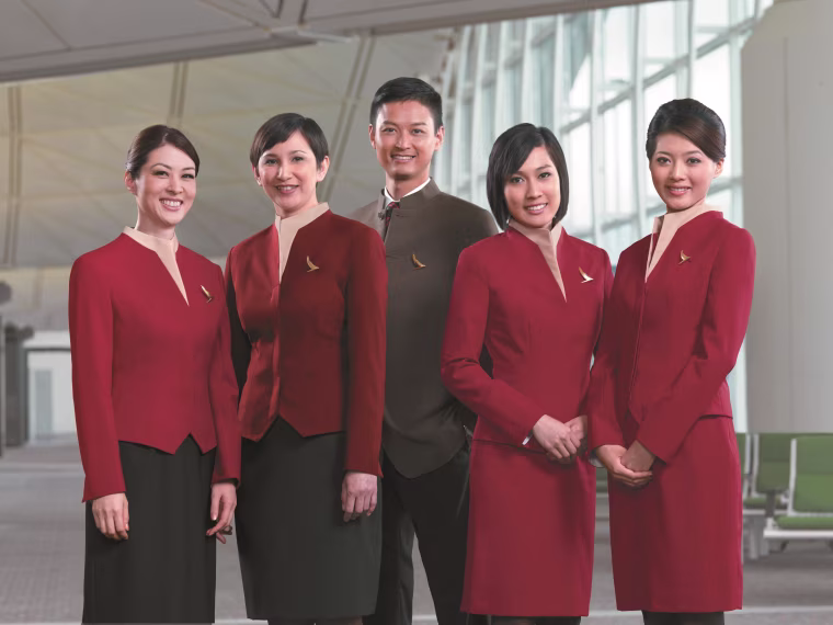 Image: Cathay Pacific modern uniform