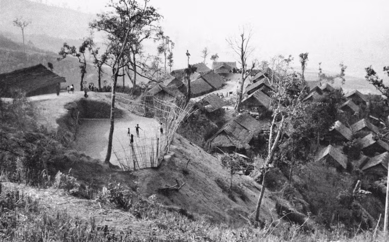 Image: A Hmong refugee camp in 1979