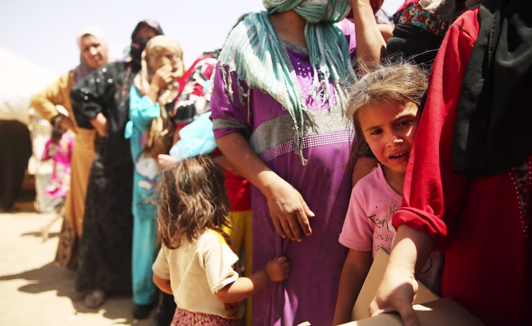 Image: Refugees Fleeing ISIS Offensive Pour Into Kurdistan