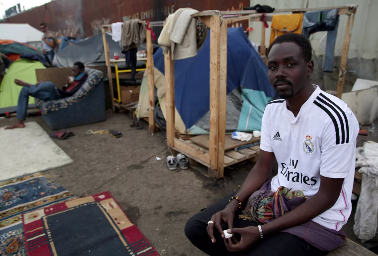 Image: Karam Hassan Hassan in Calais, France