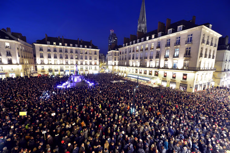 Image: FRANCE-ATTACKS-MEDIA-DEMO