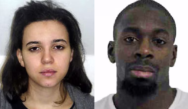 Image: Hayat Boumeddiene and Amedy Coulibaly