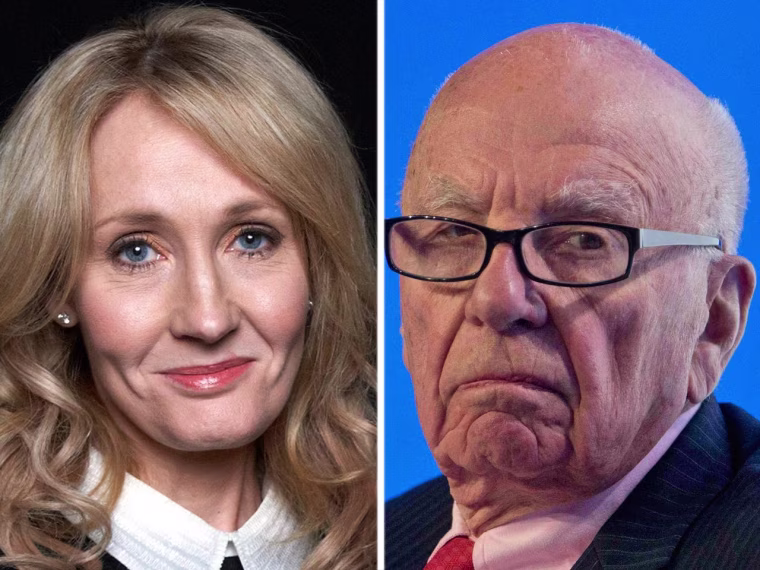 Image: J.K. Rowling, Rupert Murdoch
