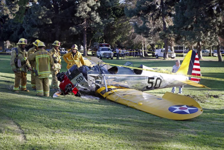 Image: 2015 Harrison Ford crash landing