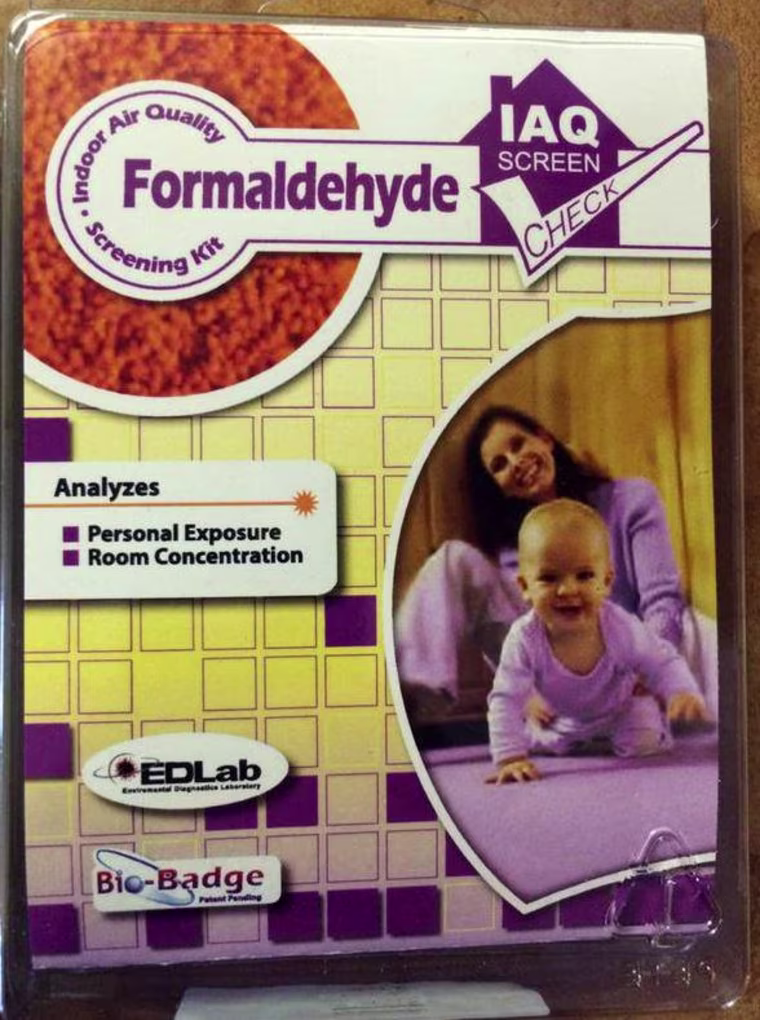 Formaldehyde test kit