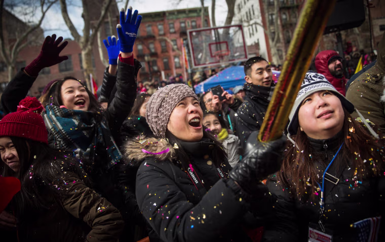Image: New York City's Chinatown Celebrates Start Of Chinese New Year Celebrations