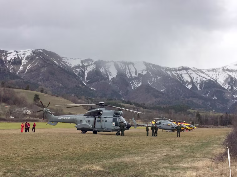 Image: FRANCE-GERMANY-SPAIN-AVIATION-ACCIDENT