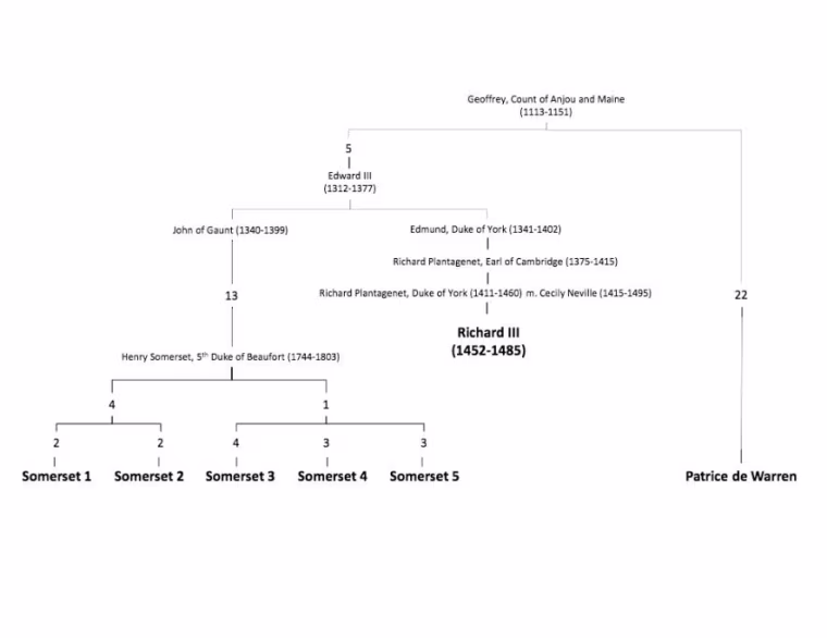 Image: Family tree of Richard III
