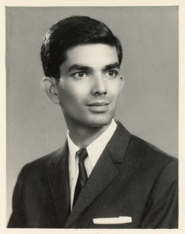 Tariq Abbas, pictured in Lahore, Pakistan, shared his story about moving to Dallas, Texas in 1959 with his daughter, Amber Abbas. Tariq Abbas passed away in November 2013.