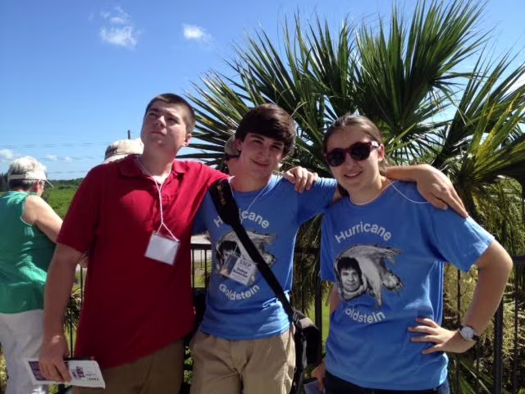 Palmetto Scholars Academy's Tin Whiskies team includes Gabe Voigt, Joseph Garvey and Rachel Lindbergh.