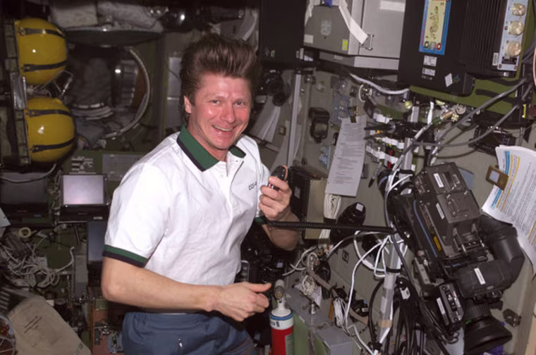Image: Russian cosmonaut Gennady Padalka