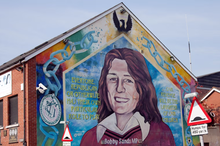 Image: Bobby Sands mural in Belfast, Northern Ireland