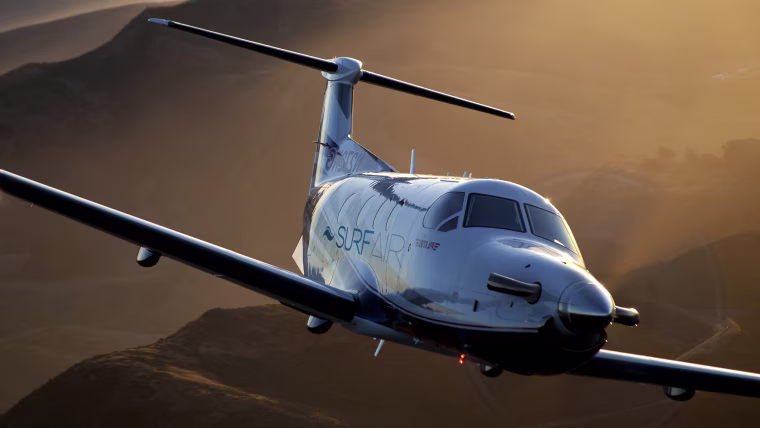 SurfAir private jet