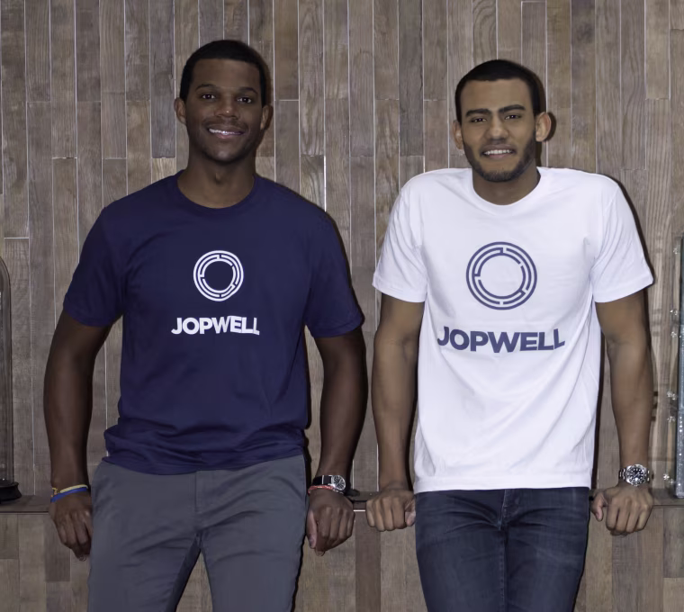 Porter Braswell, left, and Ryan Williams, co-founders of Jopwell.