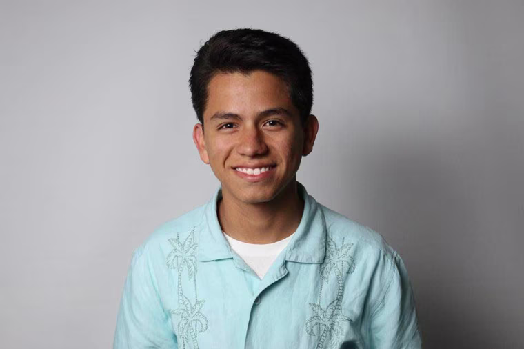 Francisco Aviles Pino, 19, said the GEAR UP program helped him get into college. He's now a sophomore at Fullerton College in California and plans to transfer to a four-year university to continue his education.