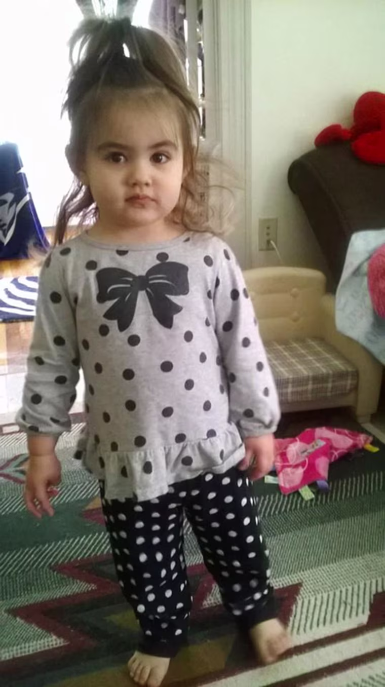 Image: Rachelle Bond posted a photo of her daughter Bella to her Facebook page.