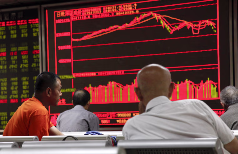 Image: China stock market