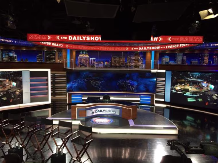 The set of "The Daily Show with Trevor Noah."