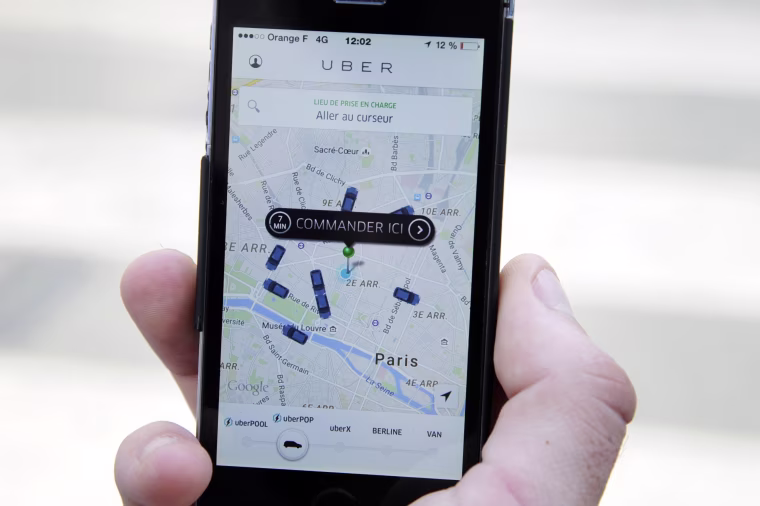 Image: The French version of the UberPOP service