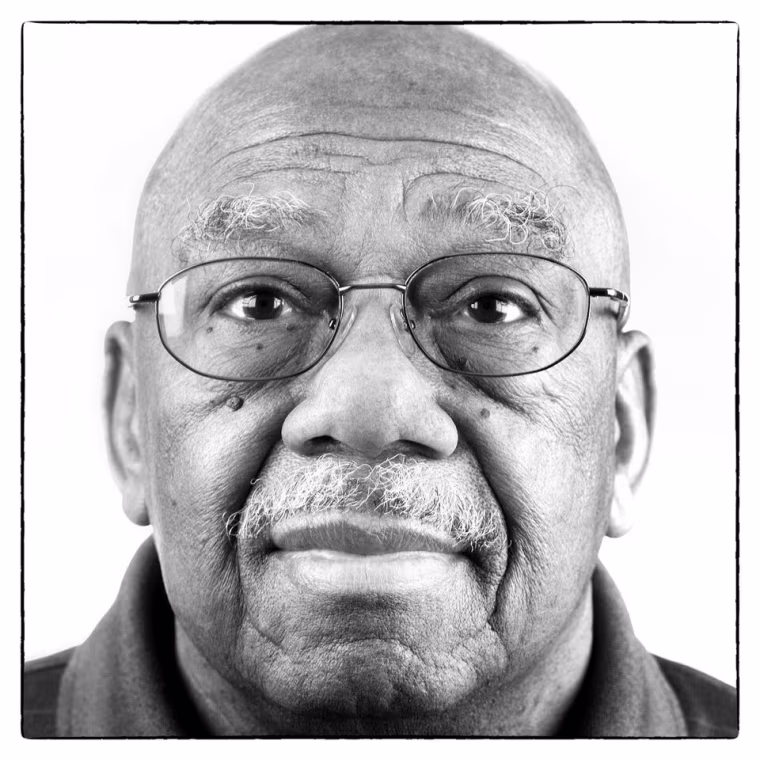 Freedom Rider and member of the Atlanta Student Movement 1960, Atlanta, GA 2013 36x36 B&amp;W print | Courtesy of the Artist